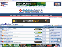 Tablet Screenshot of forums.asianbookie.com
